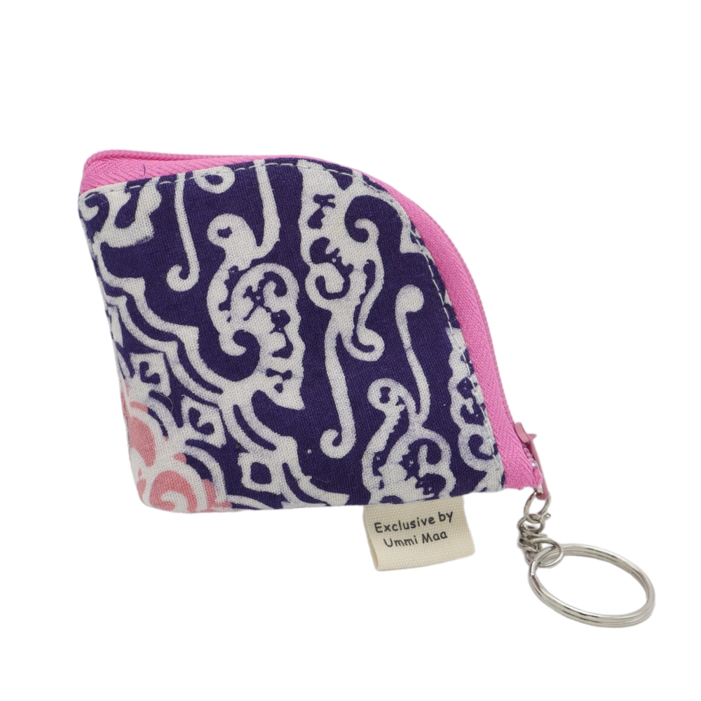 (PRE-ORDER) SHELL POUCH KEYCHAIN (BATIK)