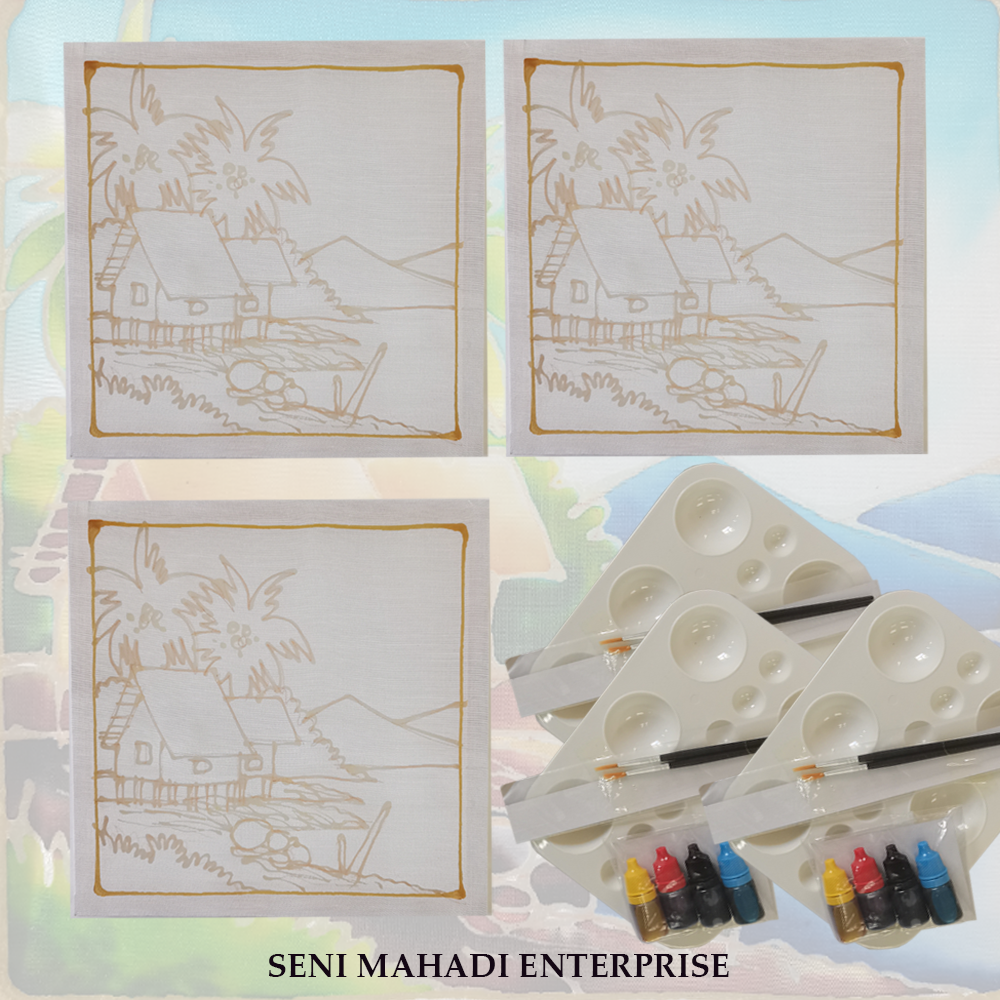 (107) BATIK KIT DIY RUMAH 3  (COMBO 3)