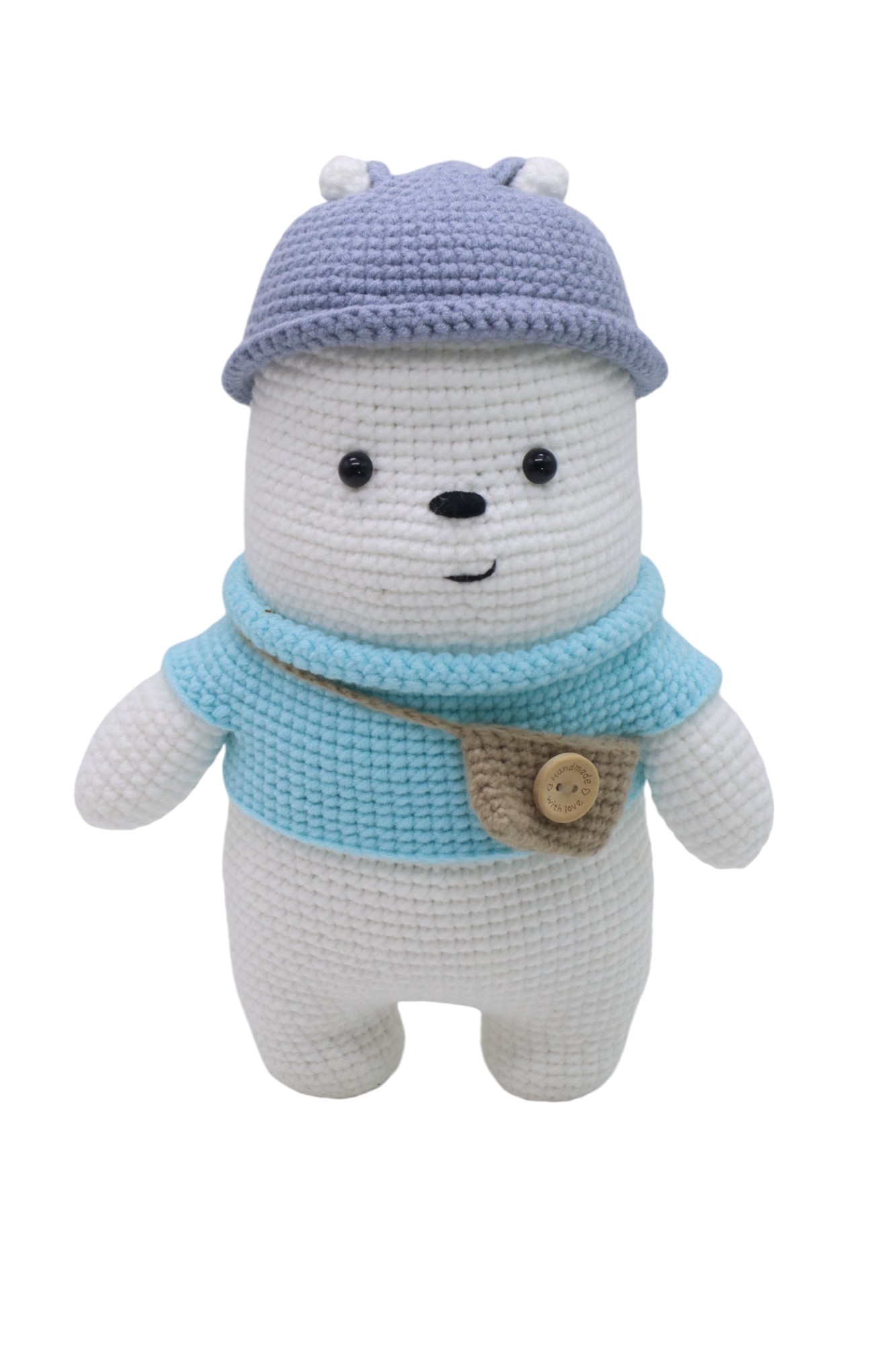 (PRE-ORDER) WEAVE PLUSH DOLL (POLAR BEAR)