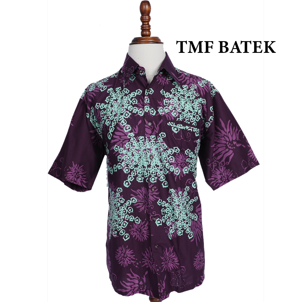 (PRE-ORDER 1078) KEMEJA BATIK TMF LENGAN PENDEK