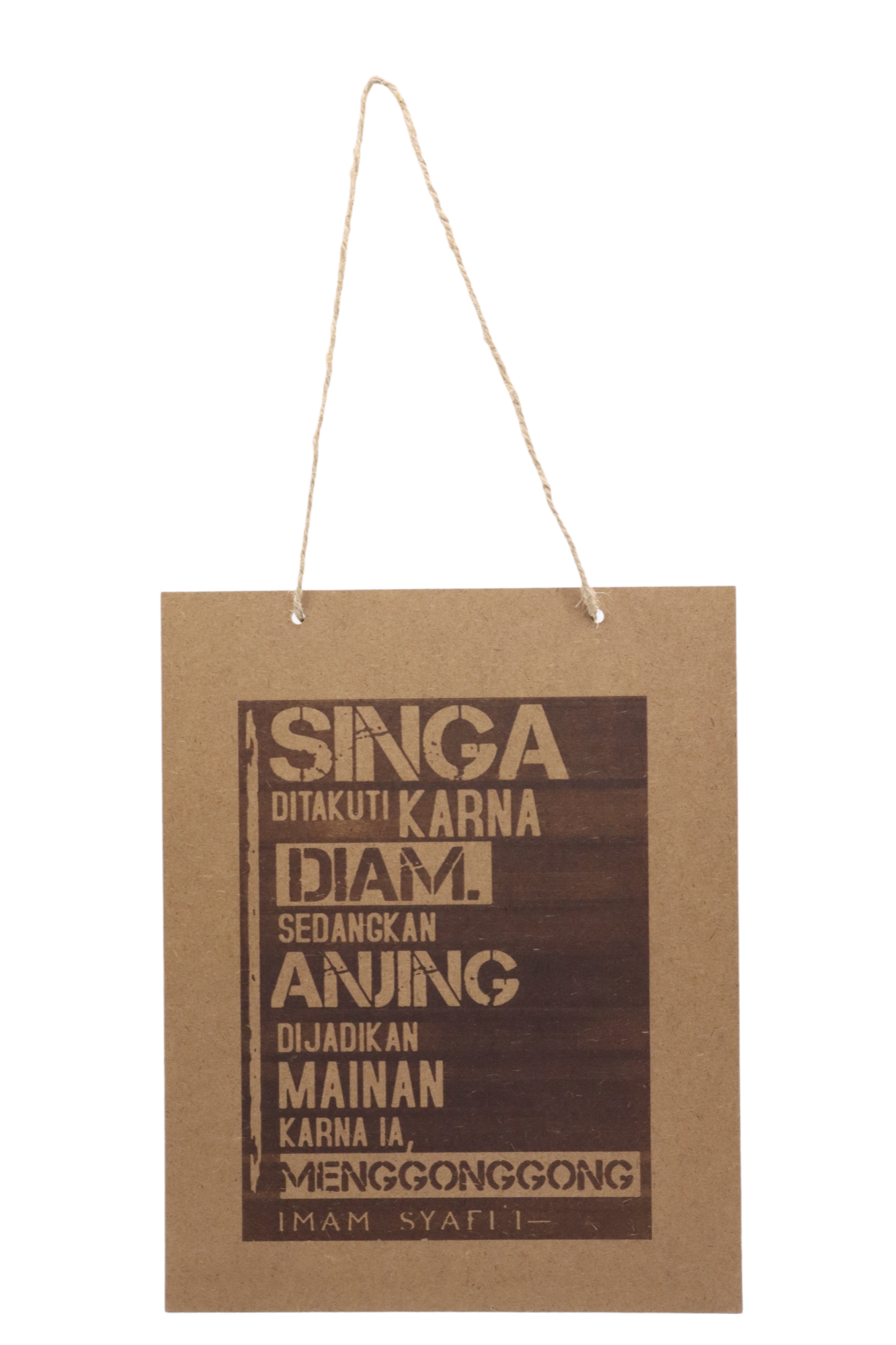 MOTIVATION TEXT LASER CUT