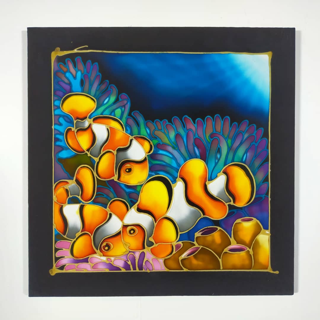 CLOWN FISH BATIK PAINTING