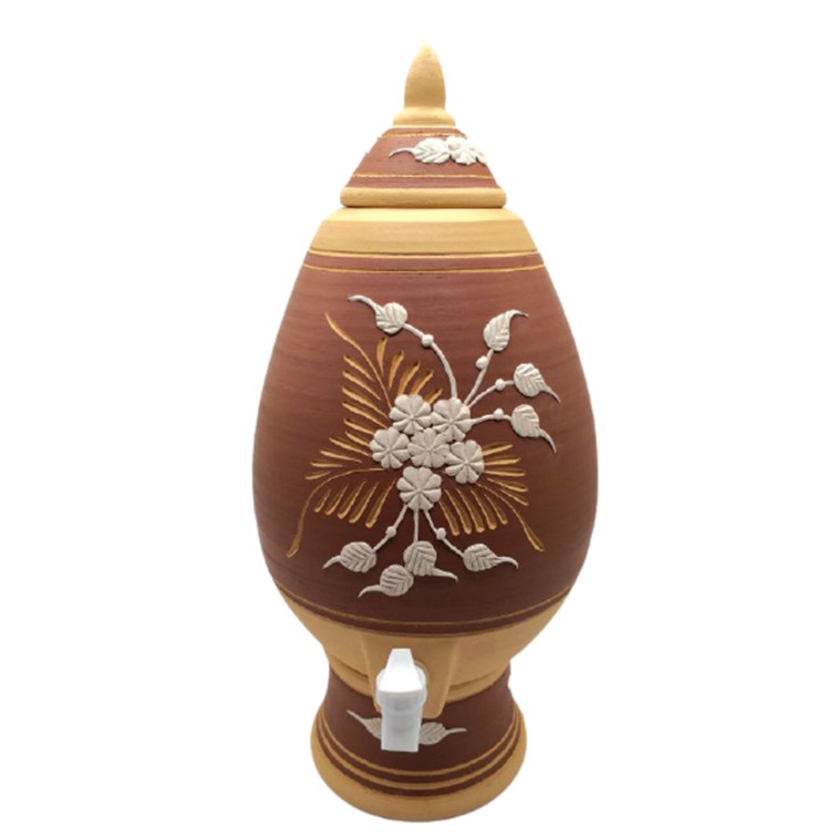 PRE ORDER : BEKAS AIR  SERAMIK  COKLAT