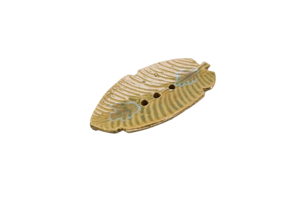 BANANA LEAF SHAPED DECO PLATE