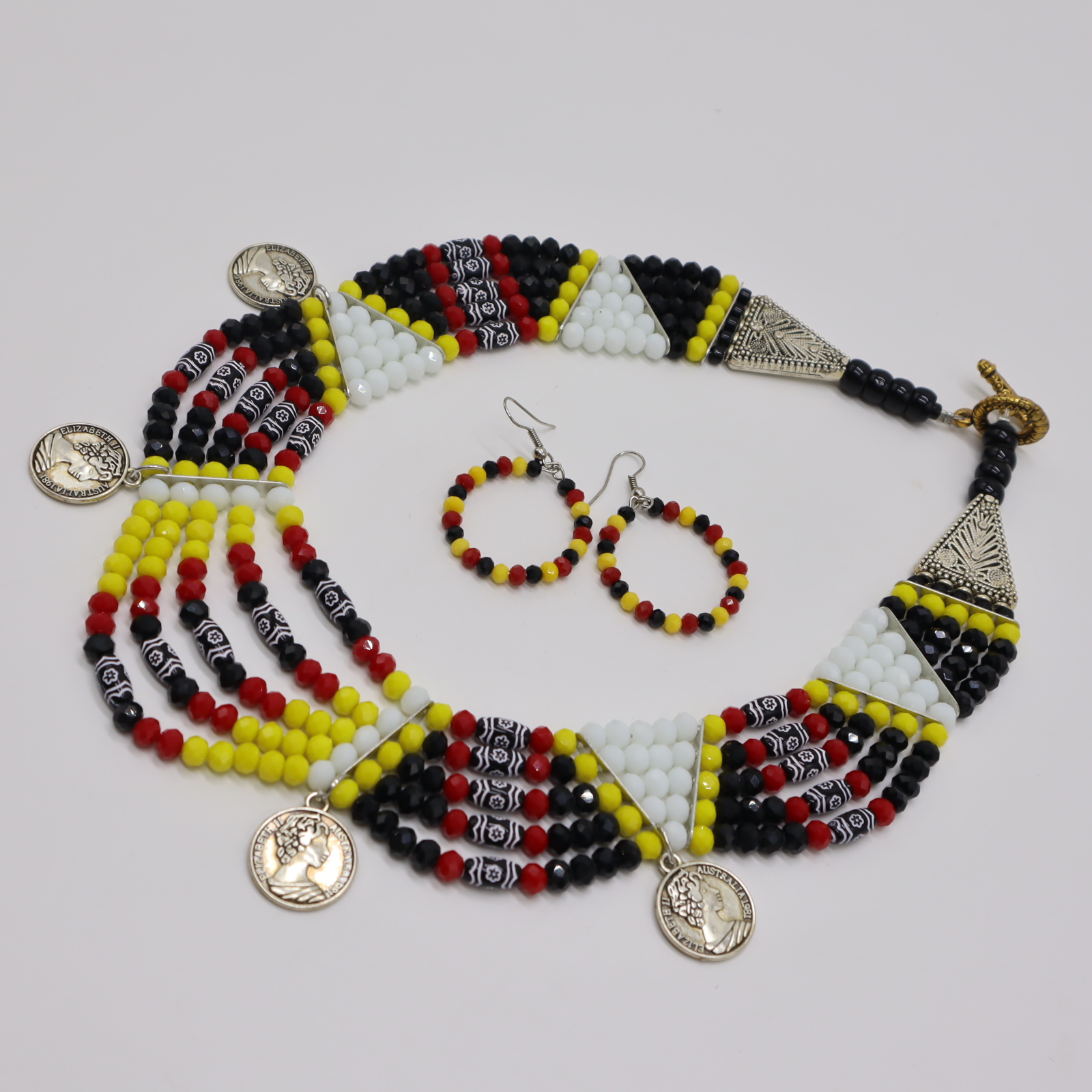 BIDAYUH NECKLACE AND EARRINGS SET