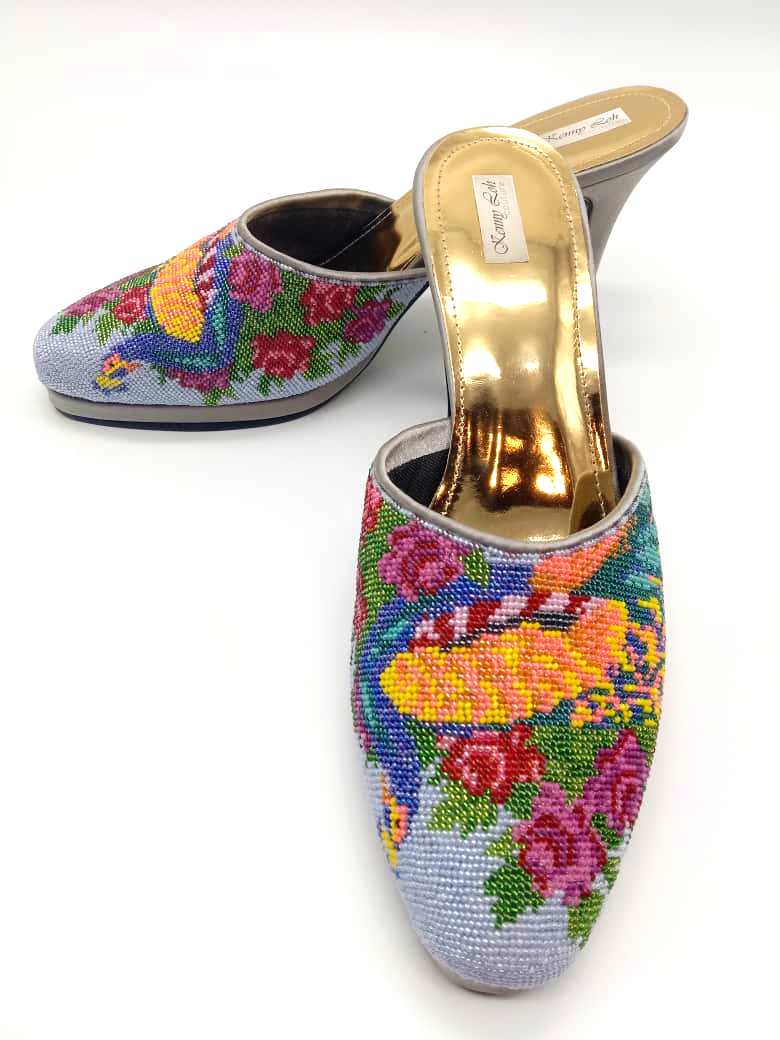 BEADED SHOES