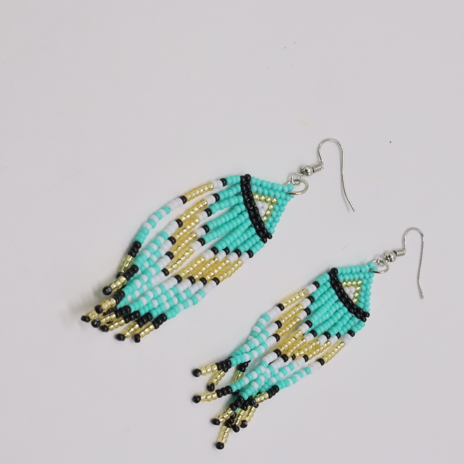 DANGLING BEAD EARRINGS