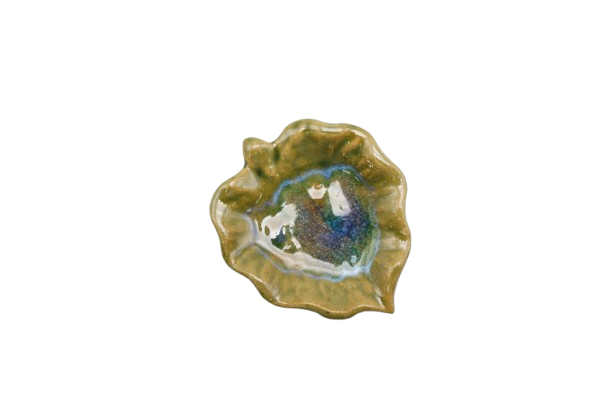 BETEL LEAF SHAPED DECO PLATE