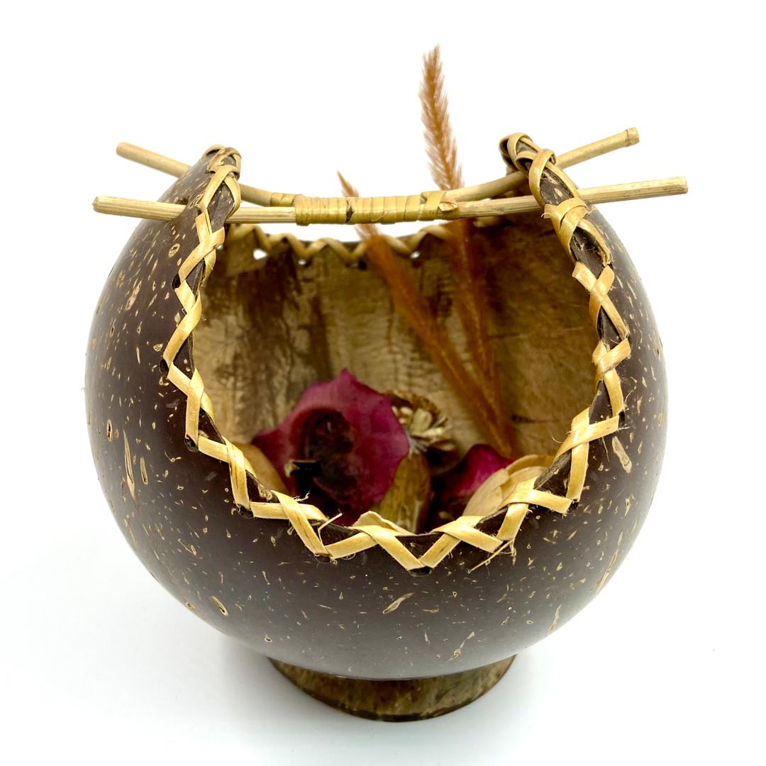 COCONUT SHELL DECORATION BOWL