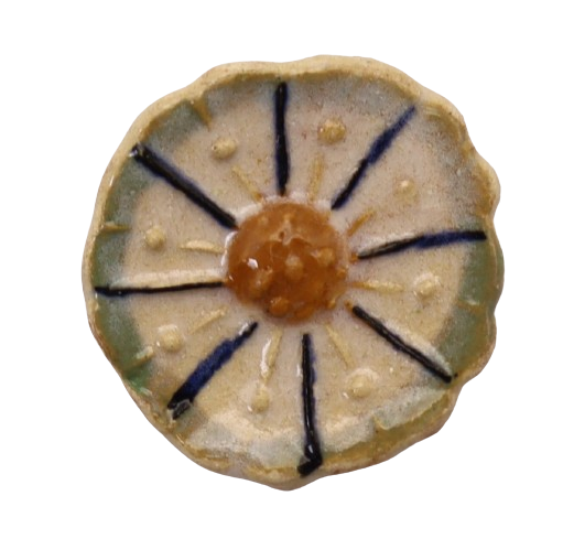 CERAMIC BROOCH