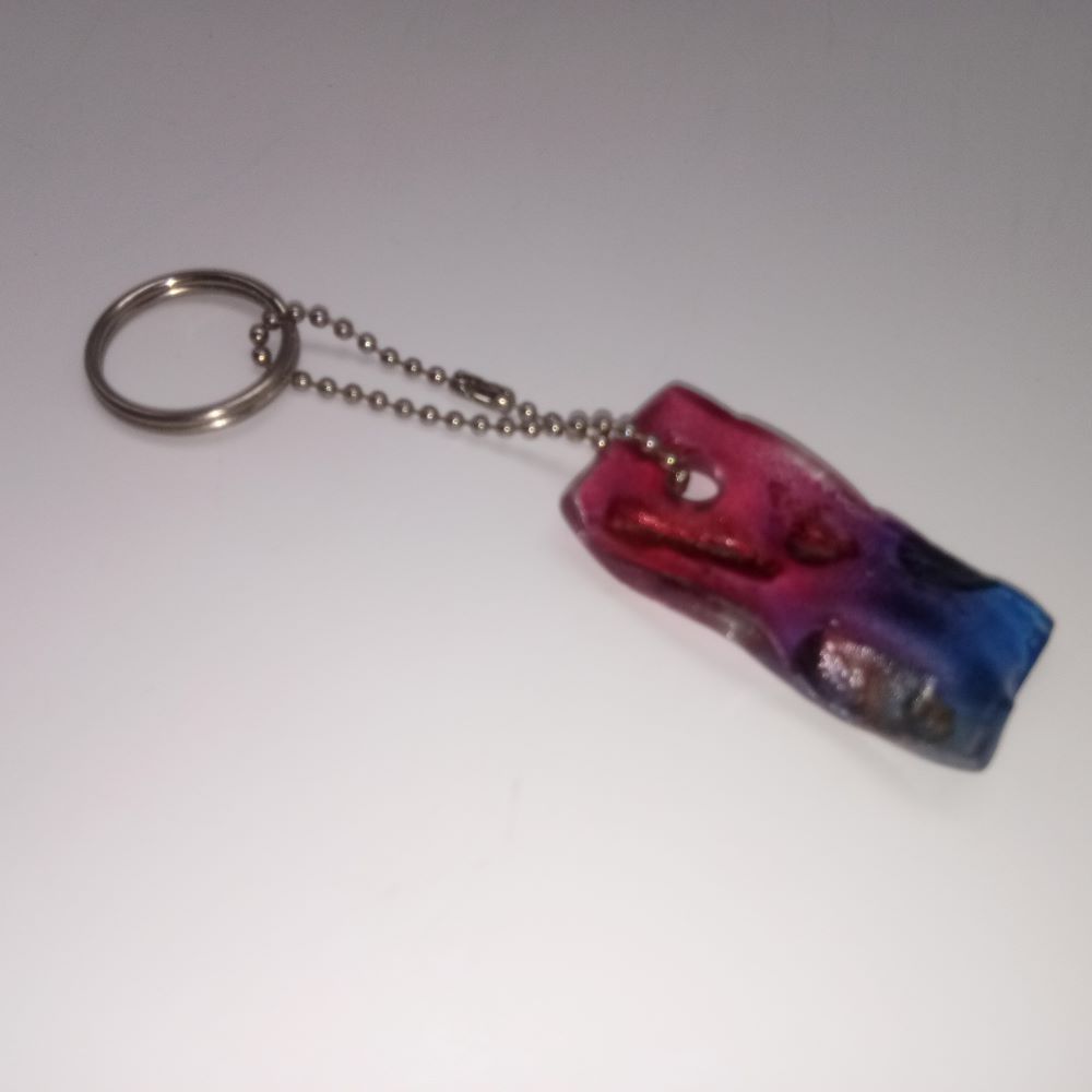 GLASS KEYCHAIAN