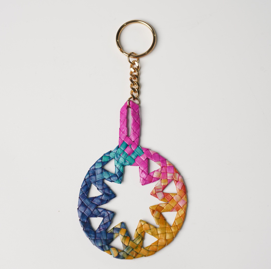 MAH MERI PANDANUS WEAVING KEYCHAIN