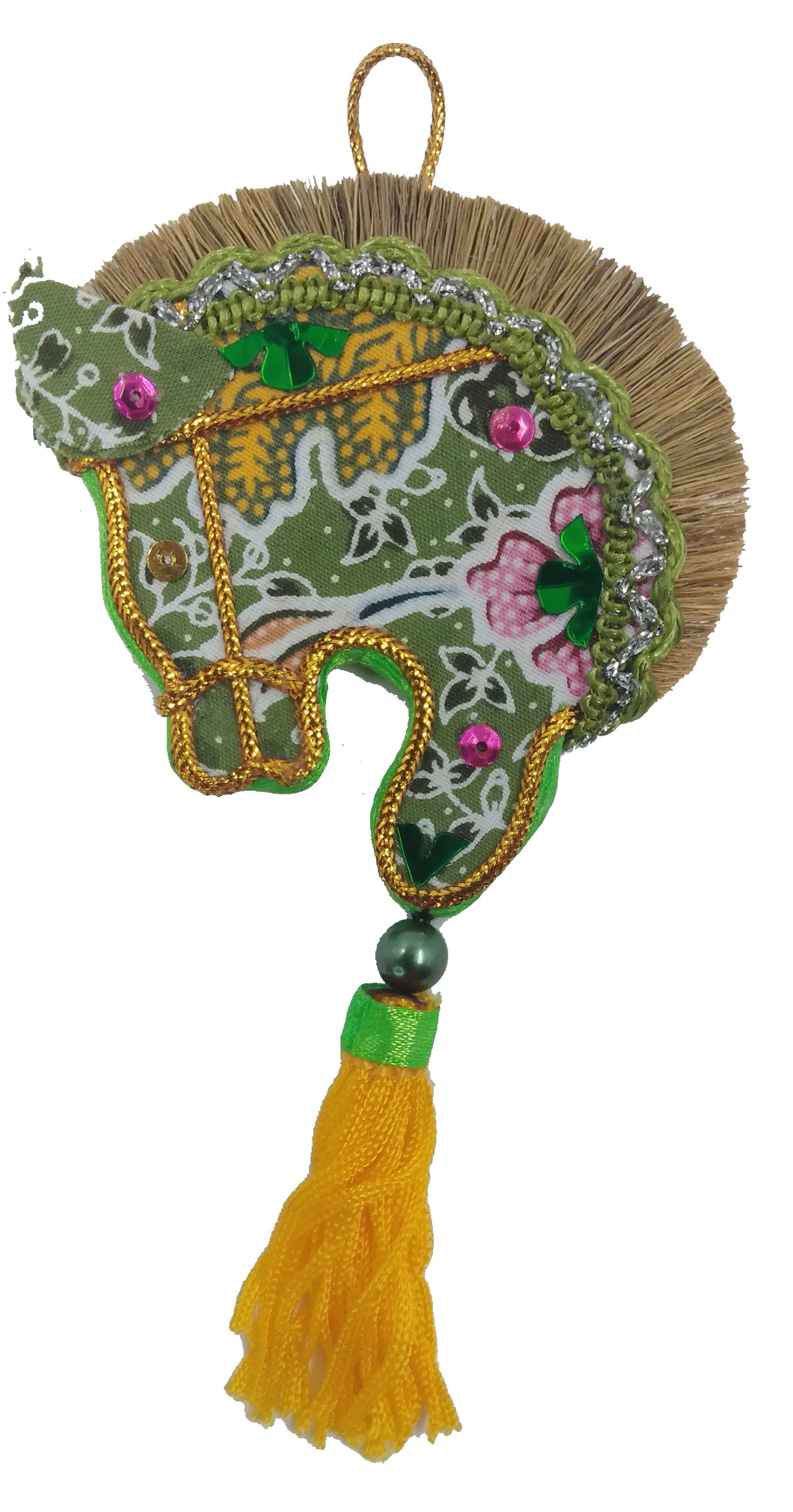 KEYCHAIN KUDA KEPANG SONGKET BATIK