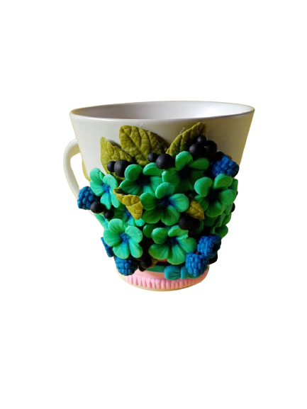 MUG CLAY DECO