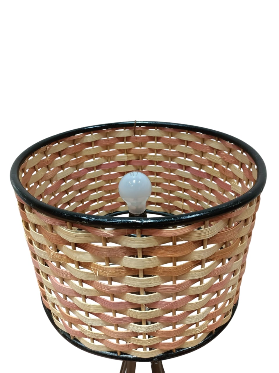 RATTAN LAMP STAND