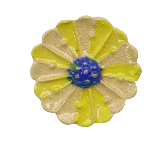 CERAMIC BROOCH