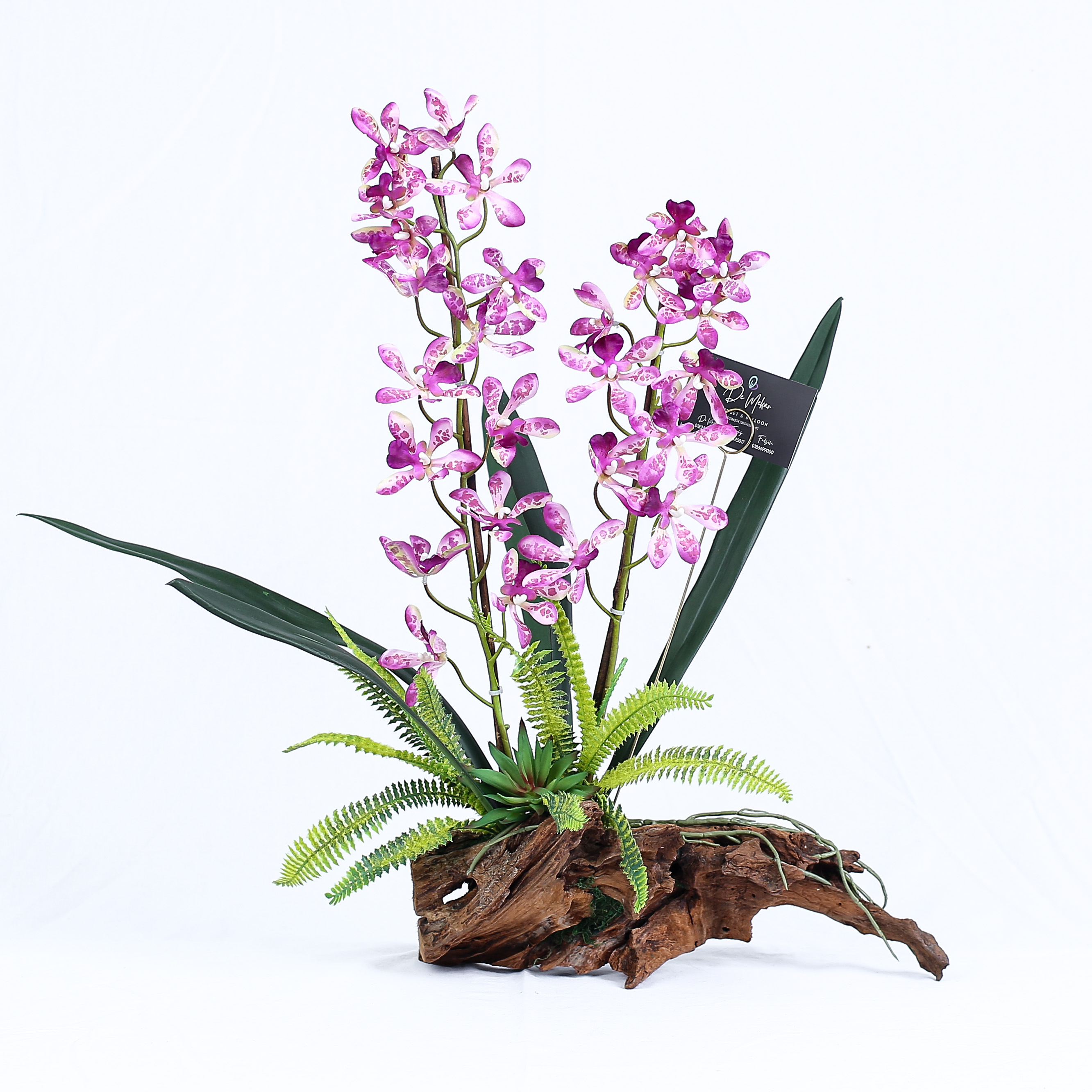 GUBAHAN BUNGA ONE SIDED MINIMALIST SPIDER ORCHID (ARTIFICIAL)