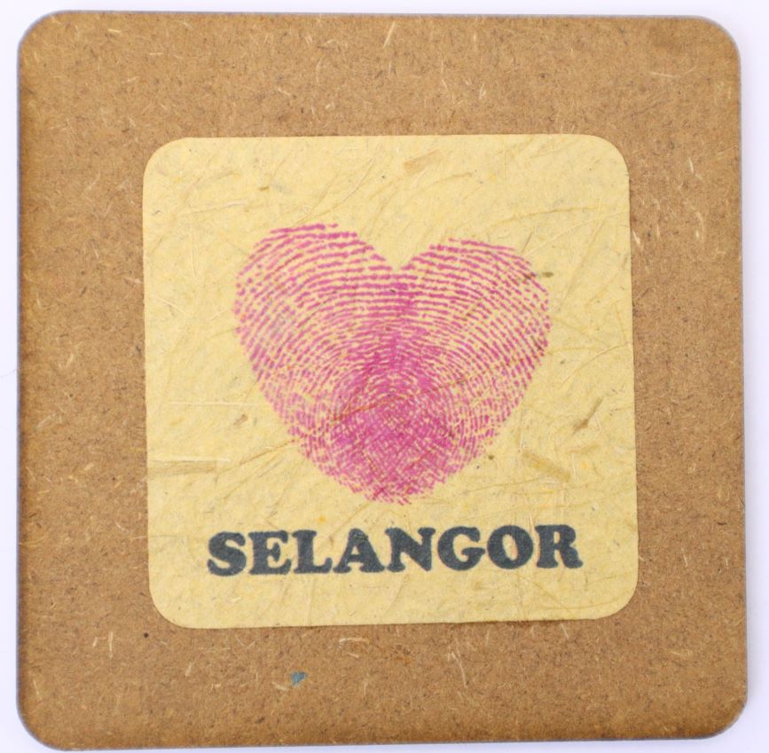 FRIDGE MAGNET HANDMADE PAPER