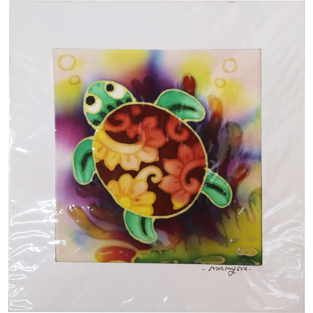 KAD LUKISAN BATIK BERMOTIF PENYU