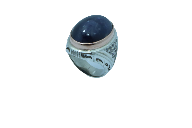 CINCIN - NATURAL BLUE SAPPHIRE BURMA (CINDAI)