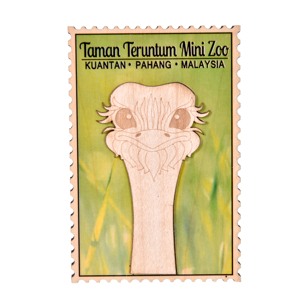 FRIDGE MAGNET - KUANTAN - BURUNG UNTA