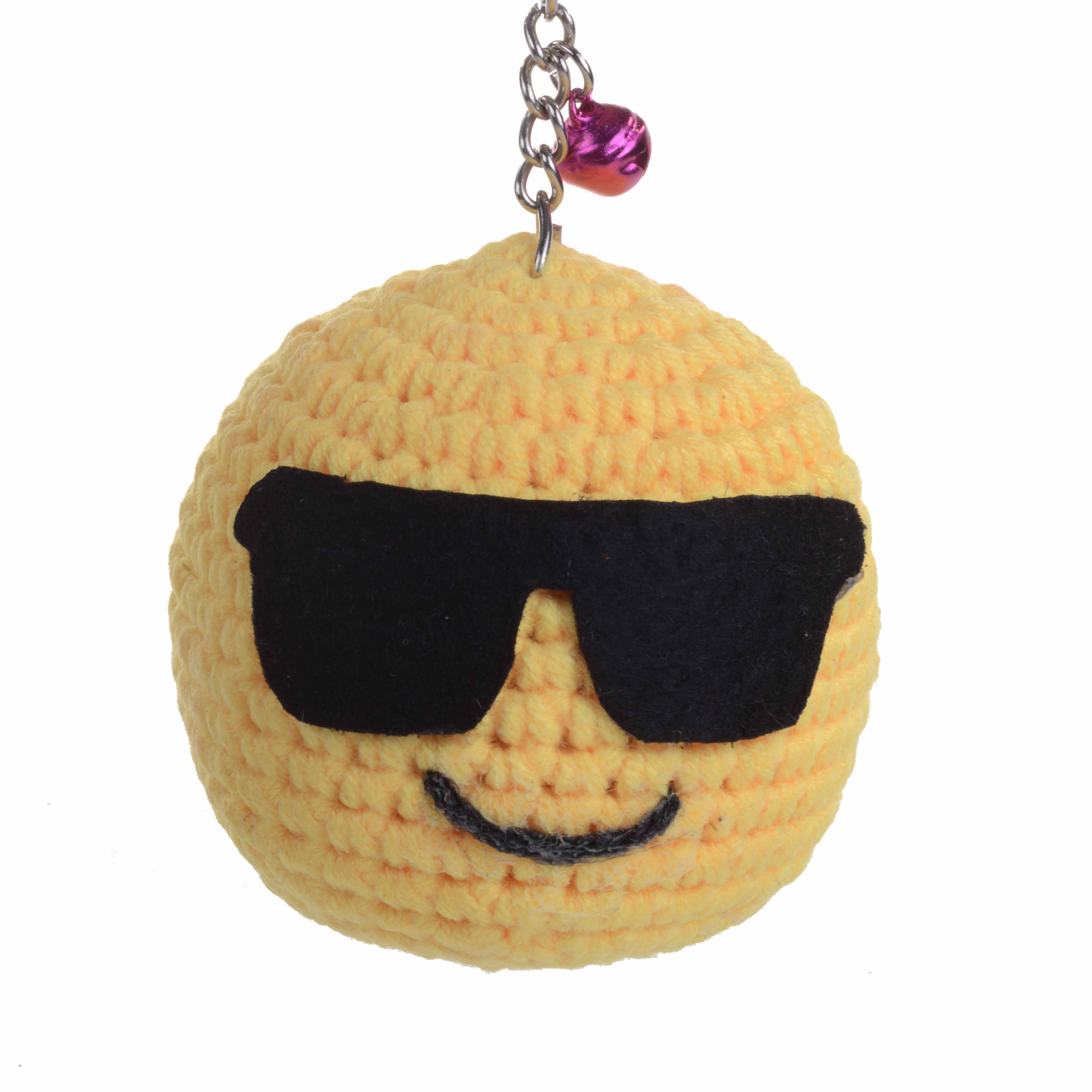 YARN EMOJI KEY CHAIN