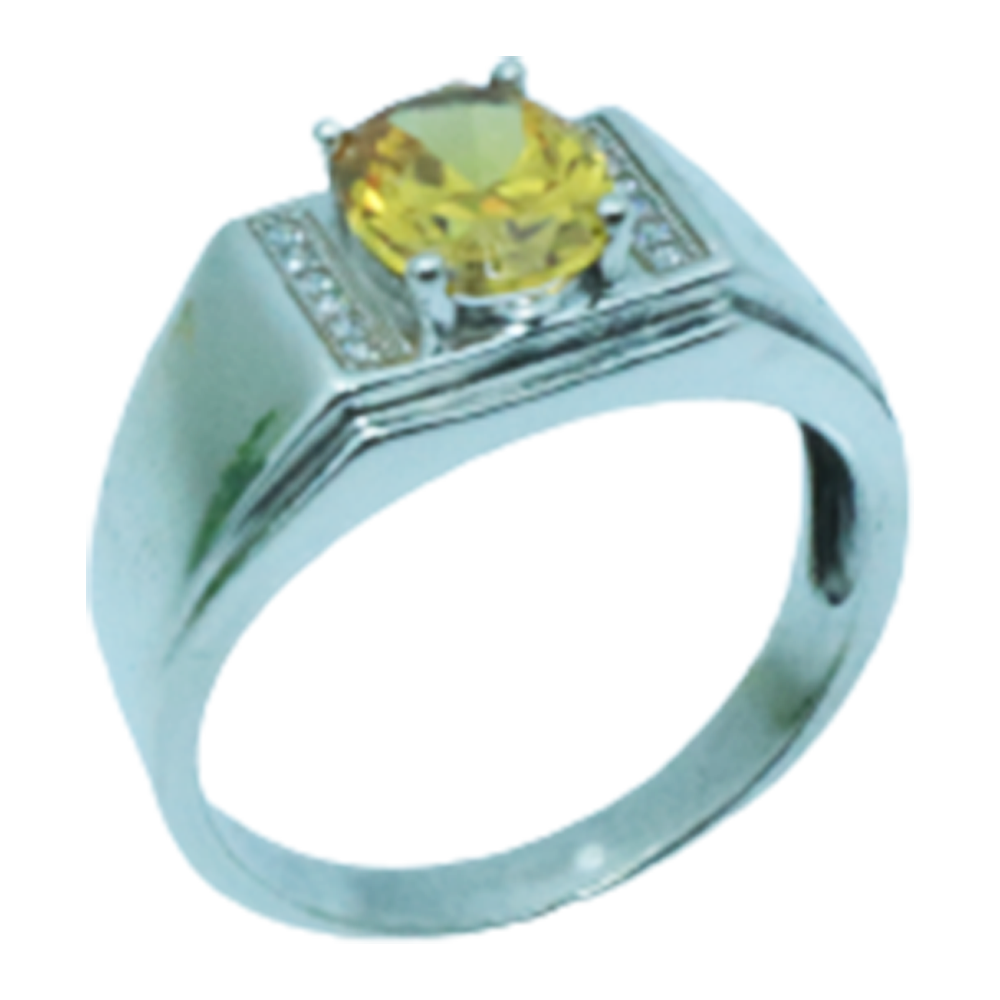 CINCIN - YELLOW  SYNTHETIC ZIRCONIA