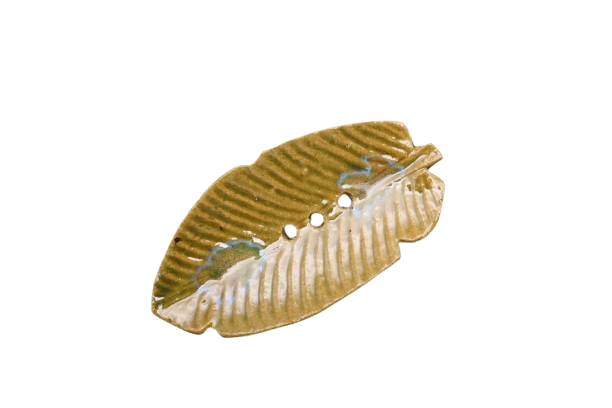 BANANA LEAF SHAPED DECO PLATE