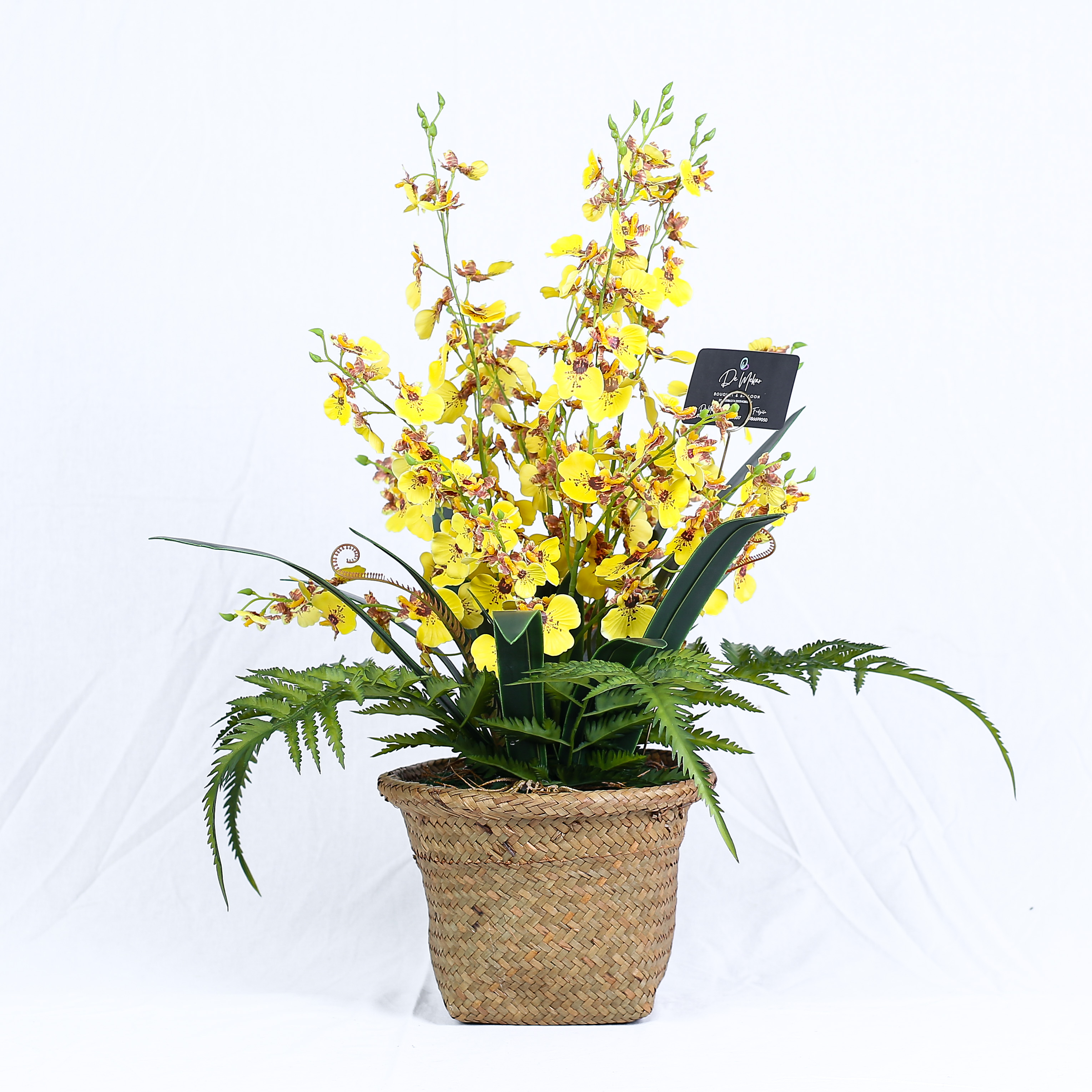 GUBAHAN BUNGA DANCING-LADY (ARTIFICIAL)