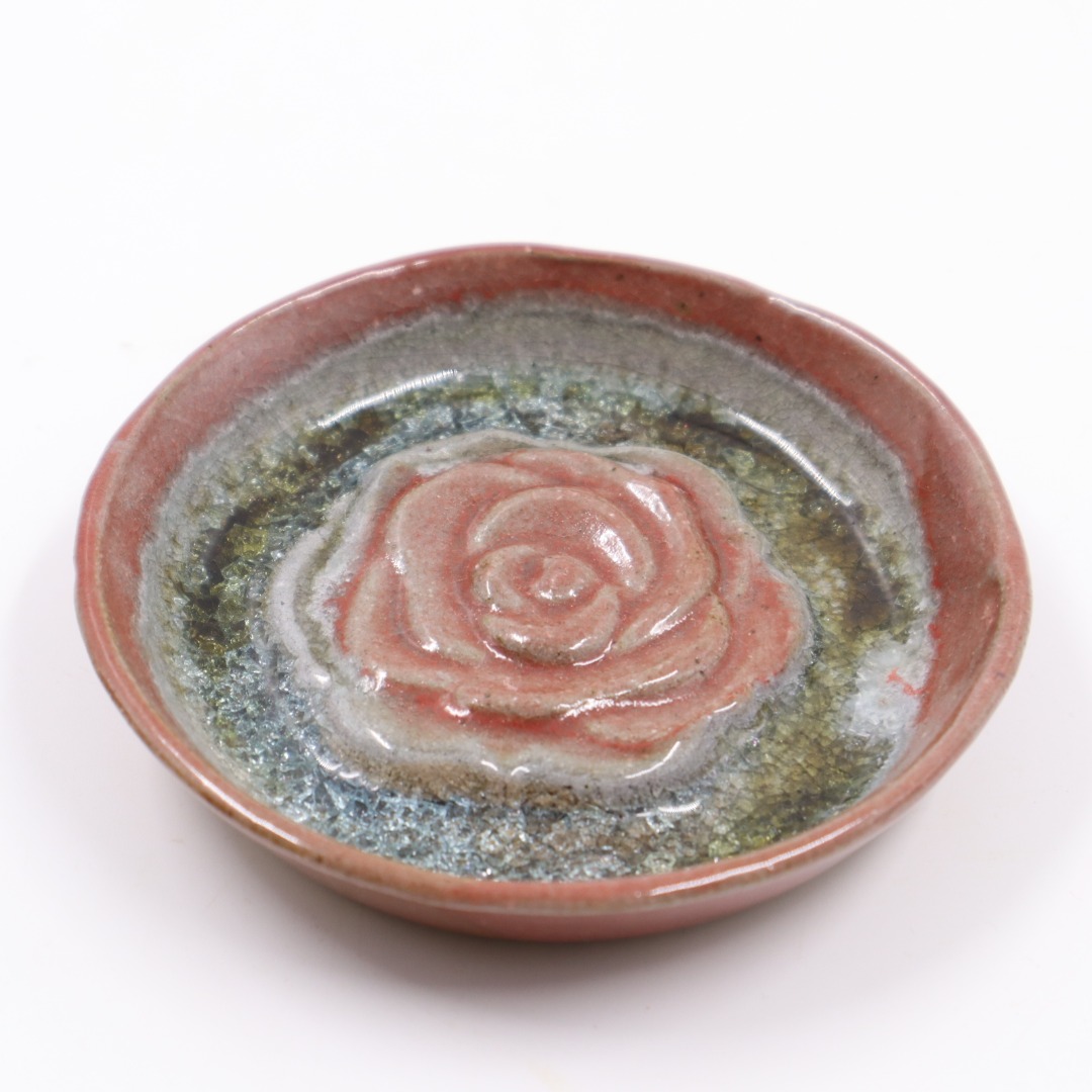 CERAMIC SHALLOW ROSE BOWL