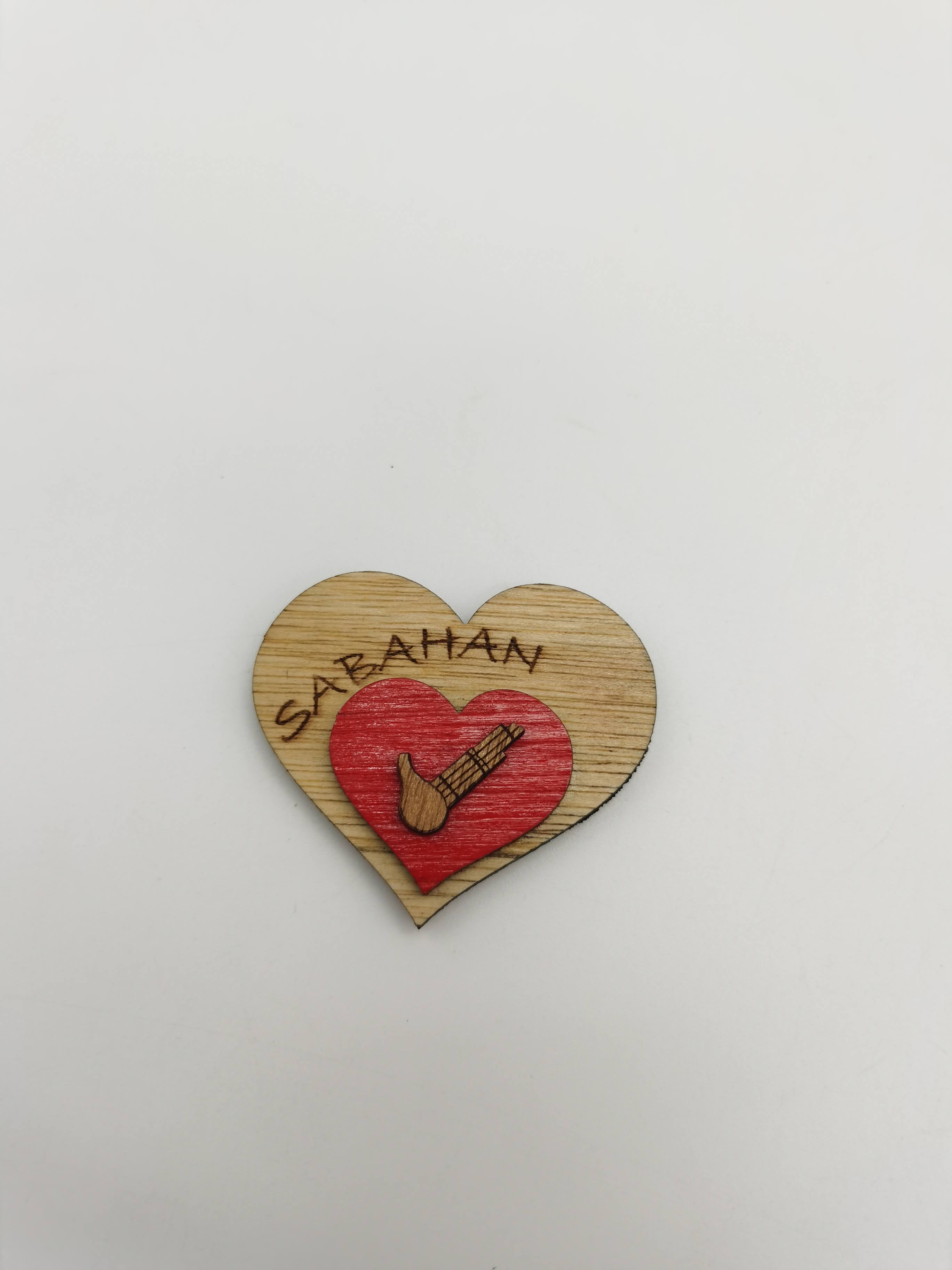 FRIDGE MAGNET SOMPOTON WITH RED LOVE