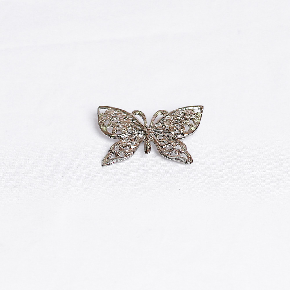 BROOCH BUTTERFLY (SILVER PLATED)