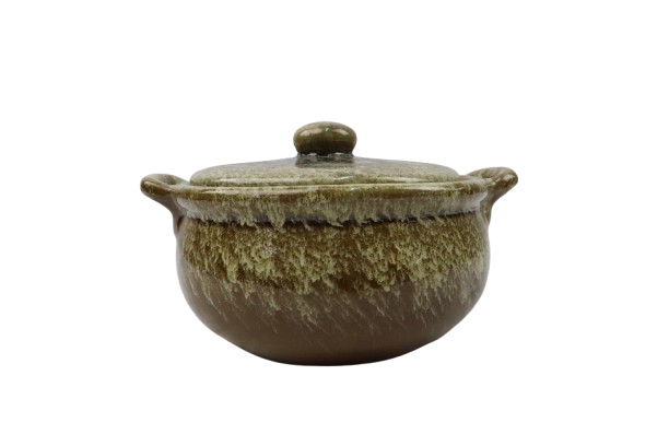 CERAMIC BOWL WITH COVER