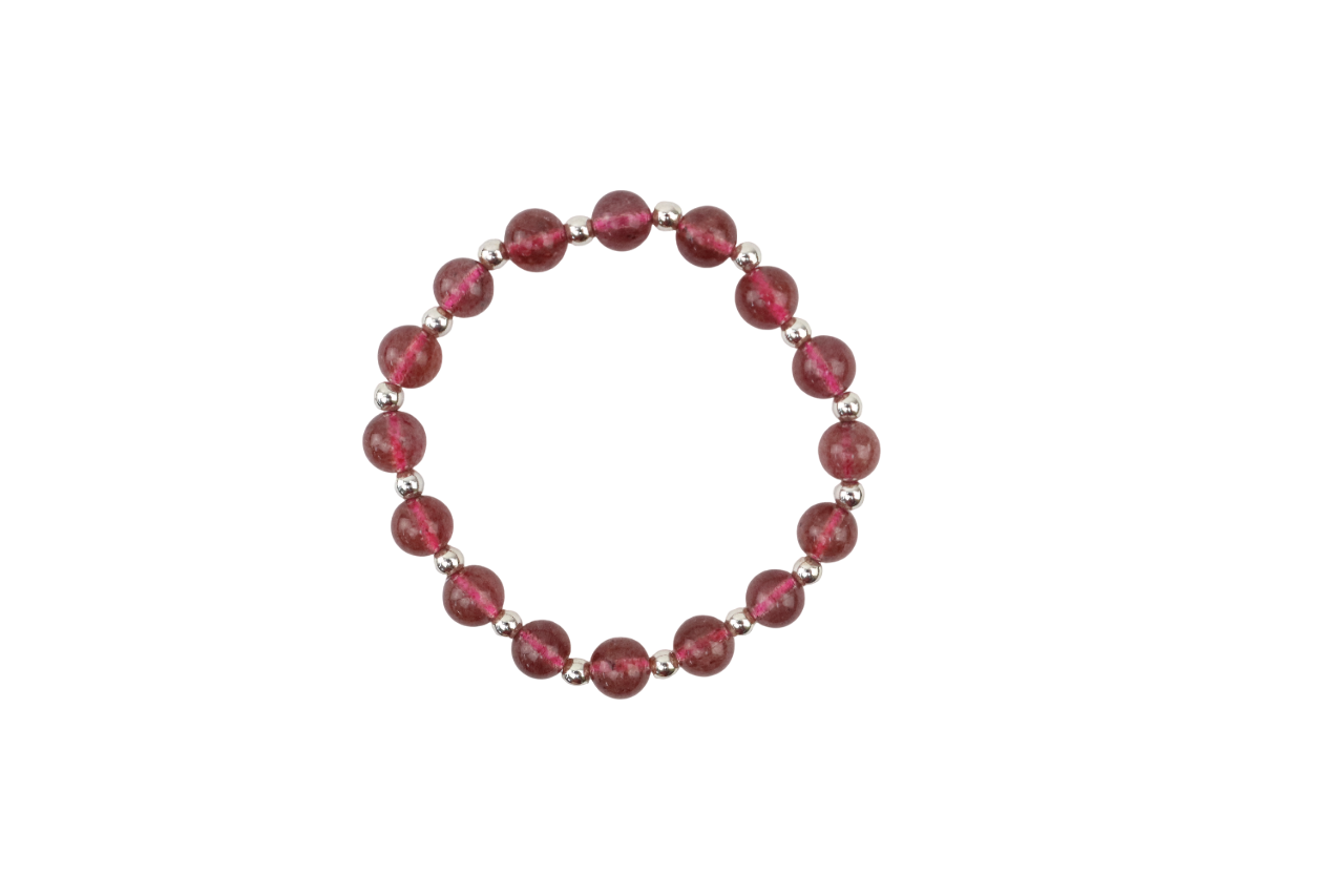 STRAWBERRY QUARTZ BRACELET
