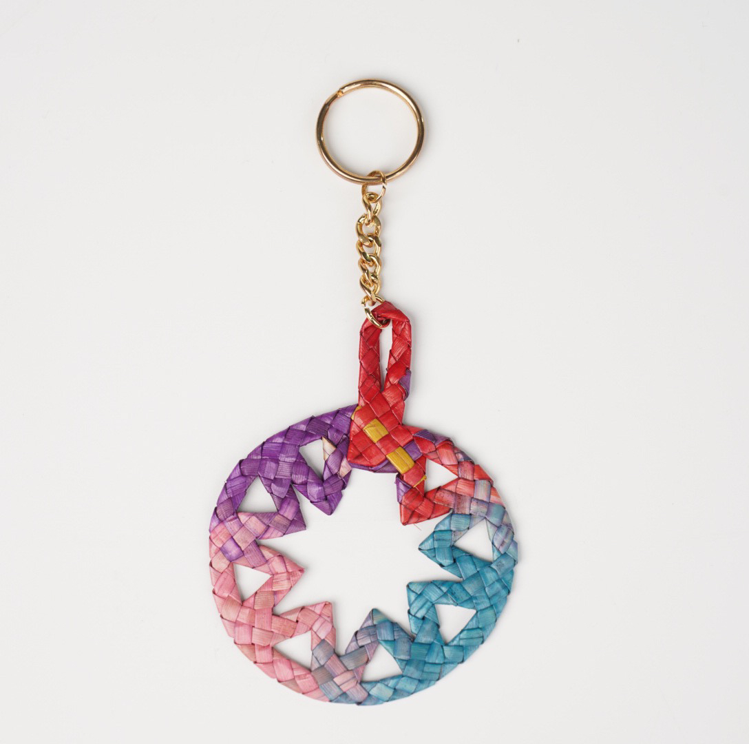 MAH MERI PANDANUS WEAVING KEYCHAIN