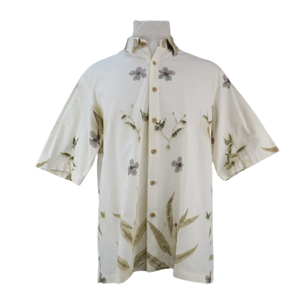 SHORT SLEEVE ECO PRINT BATIK SHIRT