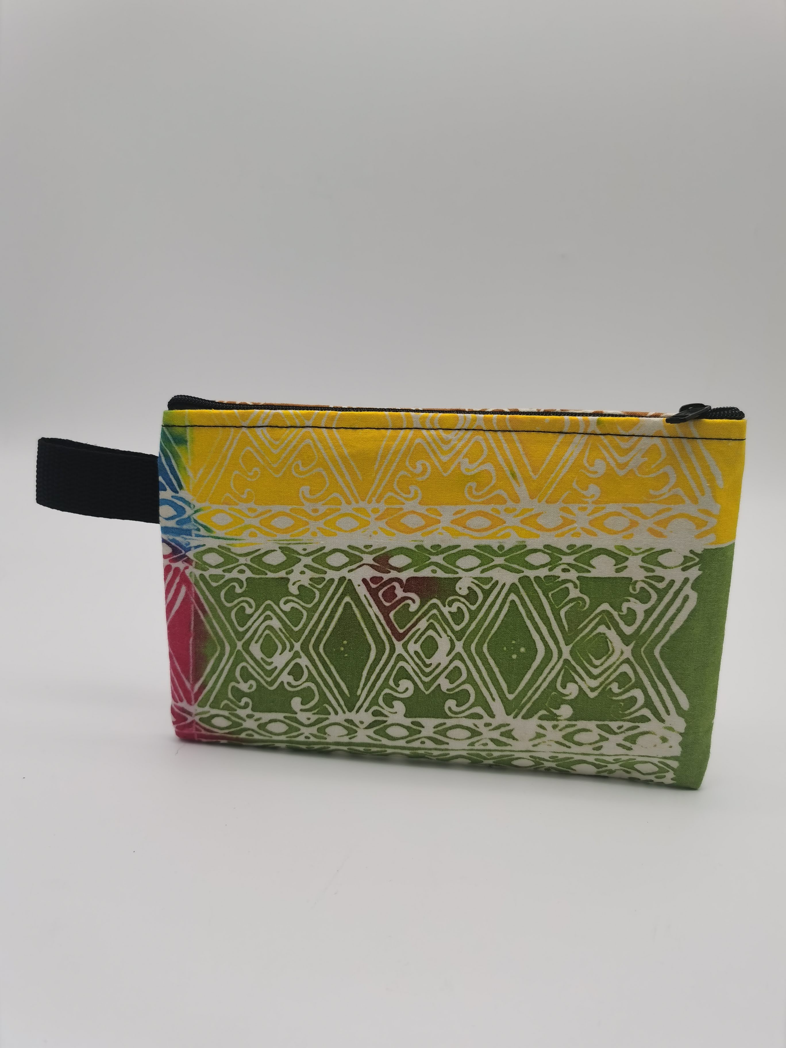 DOMPET KAIN BATIK COTTON SAIZ L WARNA WARNI
