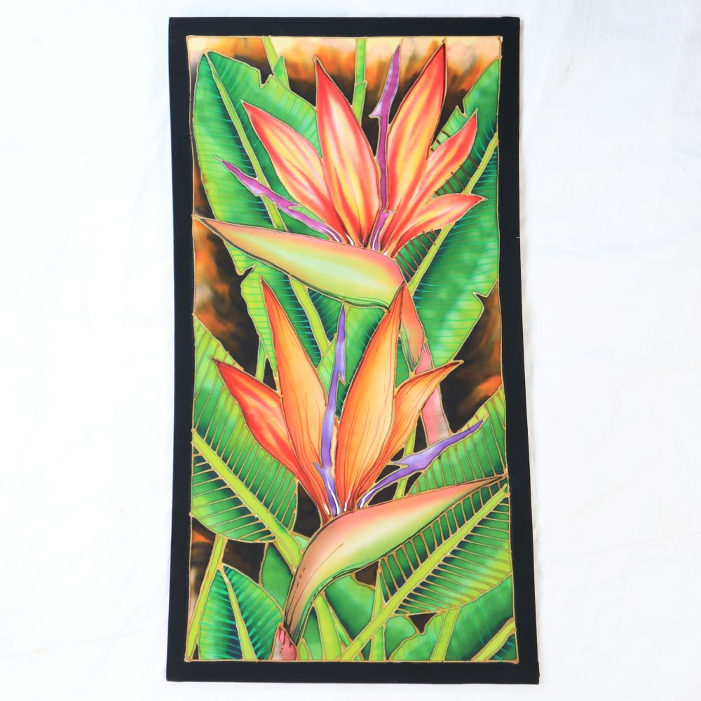FLOWER BATIK PAINTING