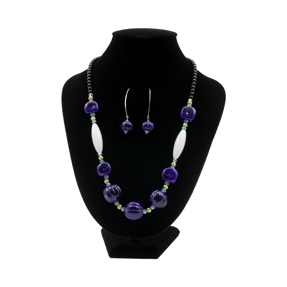 SET RANTAI SERAMIK NIGHT BLUE