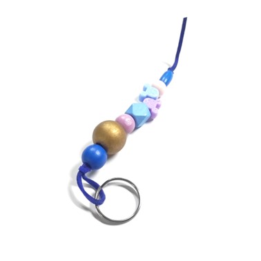 BEADED KEYCHAIN