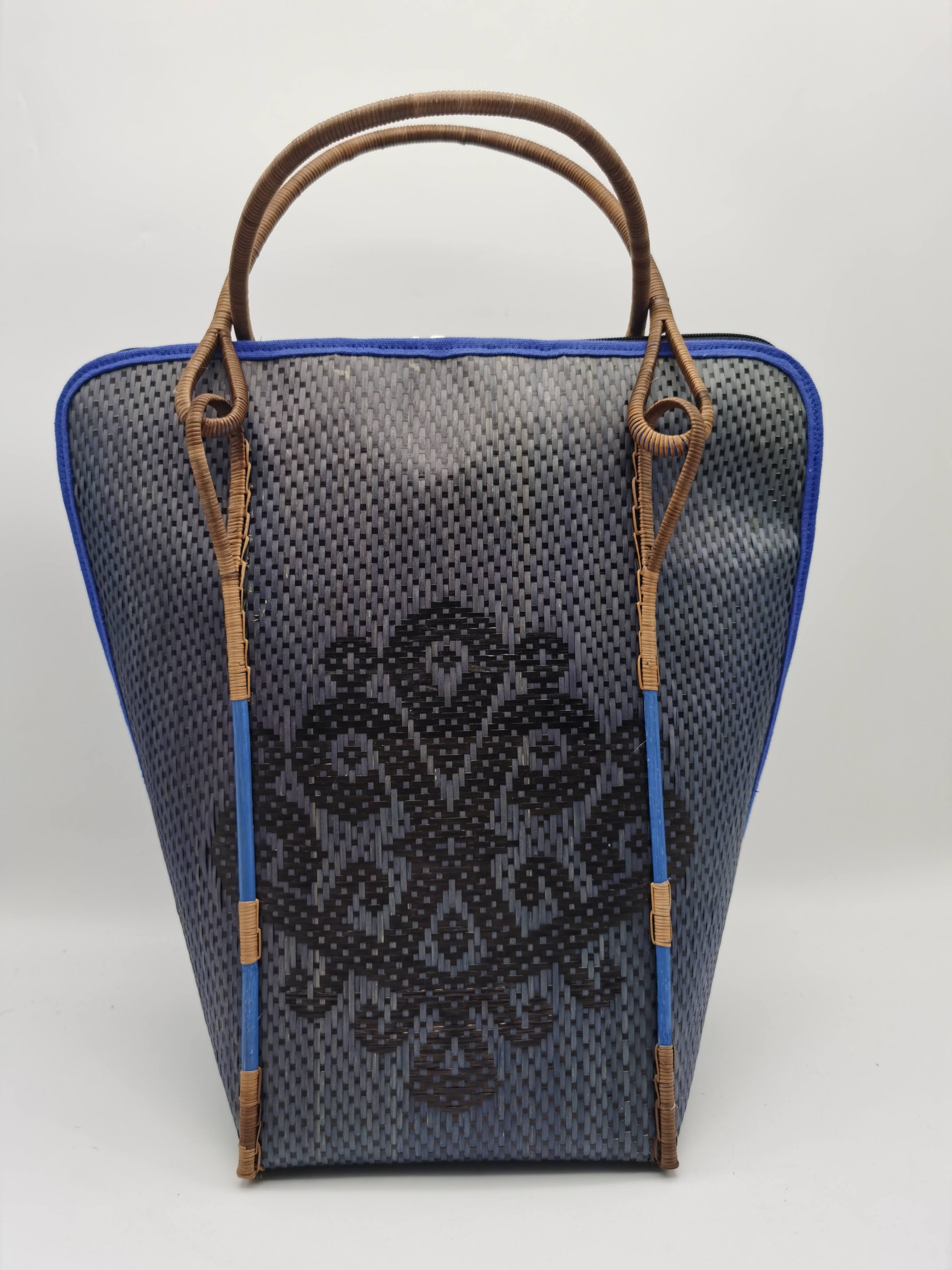 NAHALIAN  DARK BLUE TIKALIS BAG