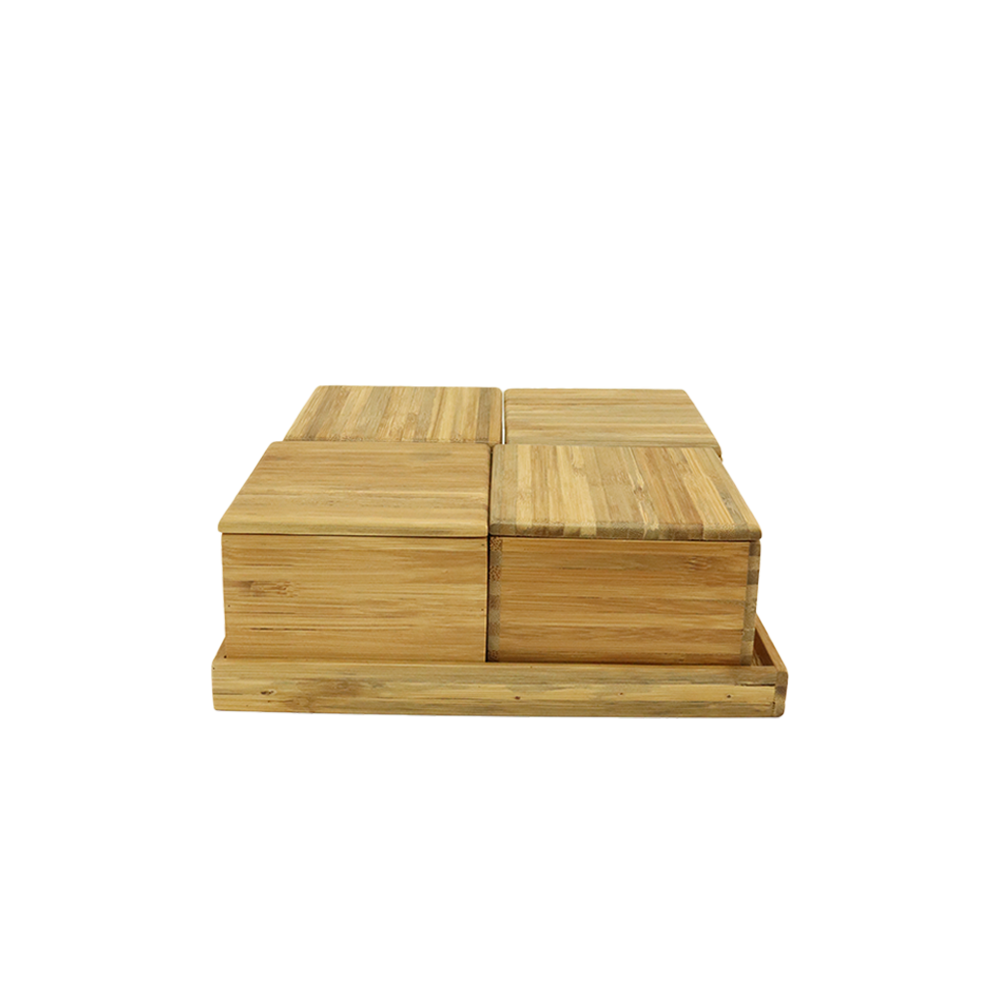 BAMBOO CONDIMENT SET