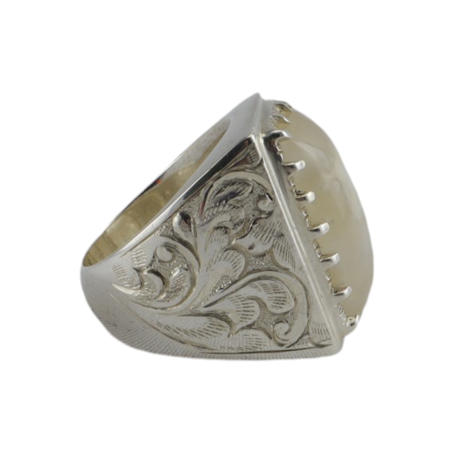 SILVER MEN'S RING