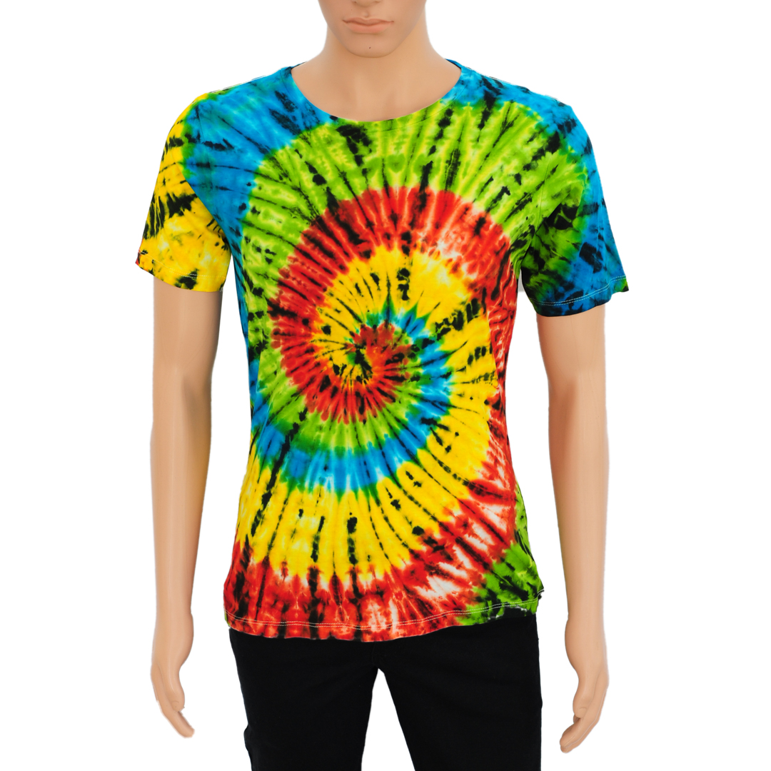 T-SHIRT TIE DYE  LELAKI LENGAN PENDEK