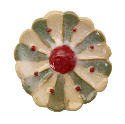 CERAMIC BROOCH