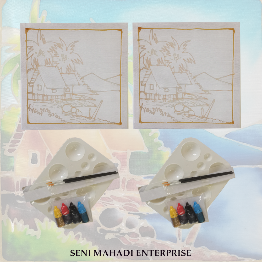 (106) BATIK KIT DIY RUMAH 3 ( COMBO 2)
