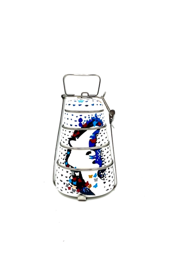 4 TIERS TIFFIN - JEIWA BUTTERFLY