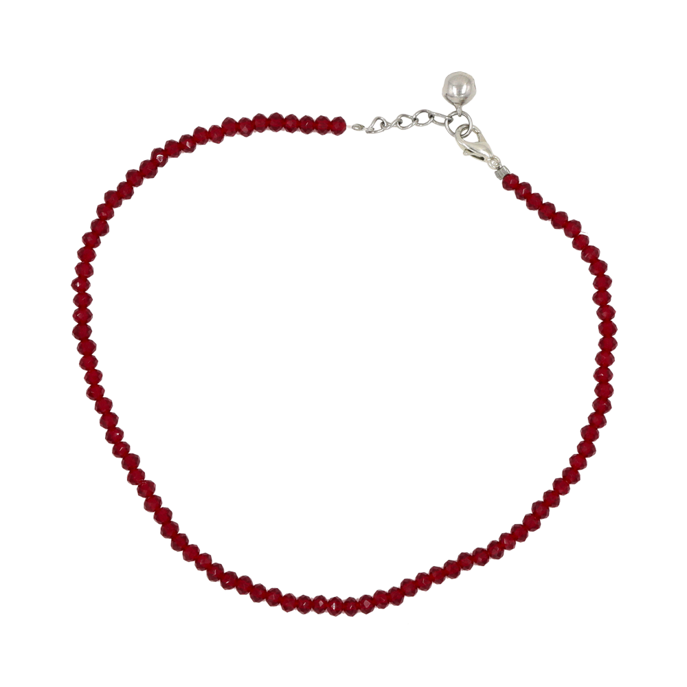 SARAWAK CRYSTAL BEADS ANKLET