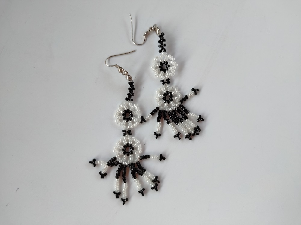 Rafflesia 2 Layer Earings Mycraftshoppe Global Reach Local Identity