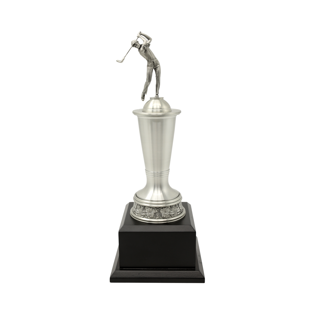 7044CGF - PEWTER TROPHY (GOLFER)